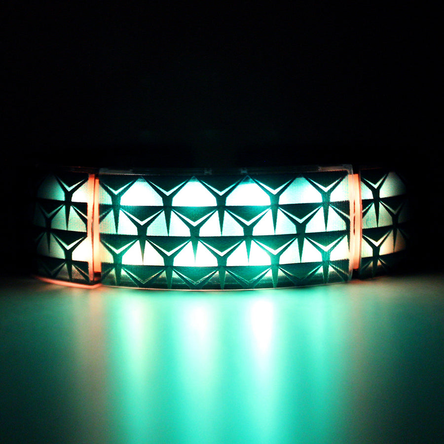 Art Deco Green Ombre Tile Set (LEDs NOT included)